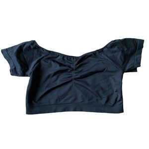 Black long line bralette from Cacique new no tags